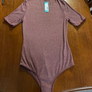 Kaileigh Short Sleeve Knit Bodysuit